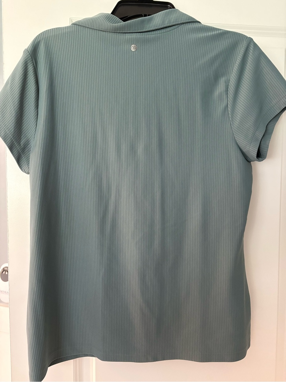 Calia Ribbed Athletic Top Blue/Green - Picture 3 of 3